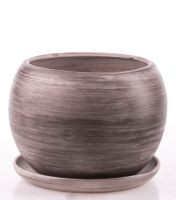 Doniczka Ceramiczna KULA 2 z podstawką beton eco