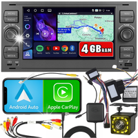 RADIO ANDROID DO FORD KUGA S-MAX C-MAX FOCUS FIESTA CARPLAY WIFI 4GB RAM FM