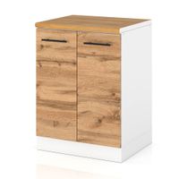 Szafka Kuchenna Stojąca Z Blatem Modułowa 60cm Spremium Dąb Wotan