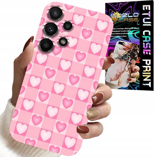 ETUI DO SAMSUNG GALAXY A32 5G - SERCA KRATKA RÓŻOWA OBUDOWA CASE + SZKŁO na Arena.pl