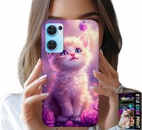 ETUI DO OPPO RENO7 5G - SŁODKI KOTEK, KOT, WZORY ZE ZWIERZĘTAMI
