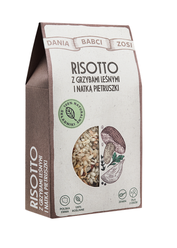 DANIA BABCI ZOSI - RISOTTO z grzybami leśnymi 180g na Arena.pl