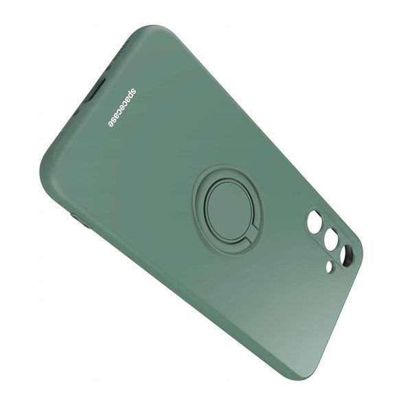 Spacecase Silicone Ring Galaxy A34 5G Dark Green zdjęcie 6