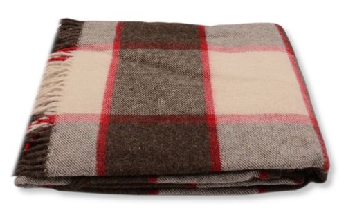 Koc Wełniany W Kratę 150X200 12177 na Arena.pl