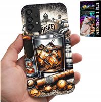 ETUI DO SAMSUNG GALAXY A53 5G - WHISKY CYGARO WZORY DLA MĘŻCZYZN PLECKI