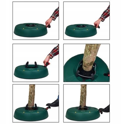 Stojak choinkowy KAMAI SELECT 4.5D Zielony podstawka do żywej choinki 4,5m na Arena.pl