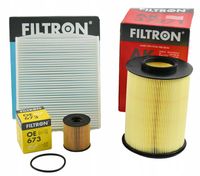 2X FILTRON KOMPLET FILTRÓW VOLVO V50 S40 II C30 FORD FOCUS II 2.0D 136KM 07