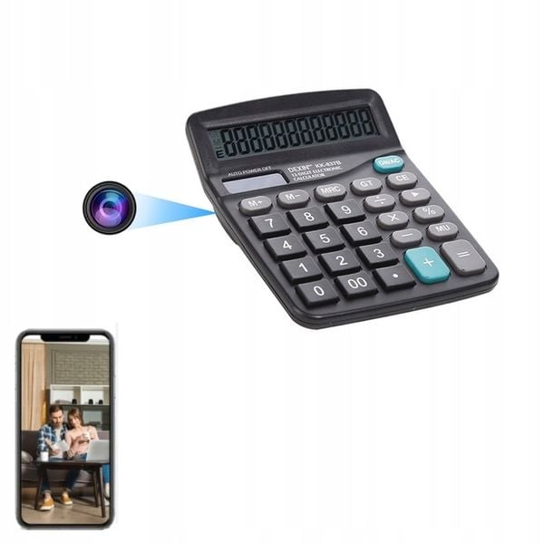 KALKULATOR MINI KAMERA SZPIEGOWSKA FULL HD WIFI zdjęcie 10