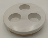 świecznik ceramiczny  na 3-tea light
