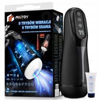 Automatyczne masturbator meski z funkcją ssania, wibracji, ogrzewania