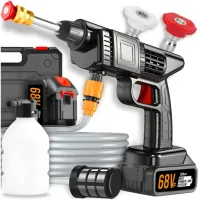 MYJKA CIŚNIENIOWA AKUMULATOROWA OGRODOWA ZESTAW DO MYCIA OKIEN KOSTKI