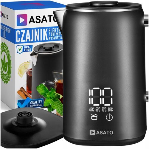 Czajnik Elektryczny z Wyświetlaczem 1,7L Dotykowy Regulacja Temperatury na Arena.pl