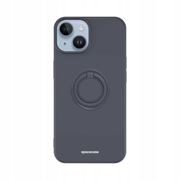Spacecase Silicone Ring Iphone 14 Black zdjęcie 7