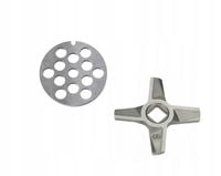 Sitko 8-10 + nożyk dwustronny do maszynki SMAPP ZELMOTOR - NIERDZEWNE!