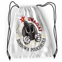 Plecak Policjantki Sportowy Szkolny Worek Torba Z Nadrukiem Ze Zdjęciem