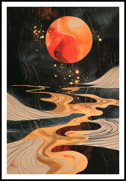 Plakat 67,5x100cm Planetarny Taniec zdjęcie 3