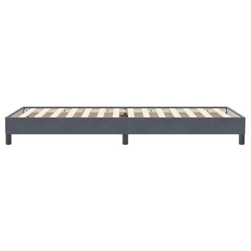 Łóżko typu Box Spring bez materaca Ciemnoszary 100x220 cm na Arena.pl