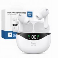 Bezprzewodowe earbuds T60 białe dokanałowe BT do Motorola Edge 70 Fusion