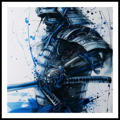 Plakat 60x60cm Samuraj w Błękicie na Arena.pl