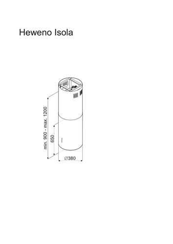 Okap kuchenny GLOBALO Heweno Isola 39.2 White na Arena.pl