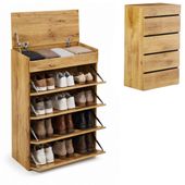 szafka na buty regał do przedpokoju obuwie nowoczesna komoda 99 cm loft
