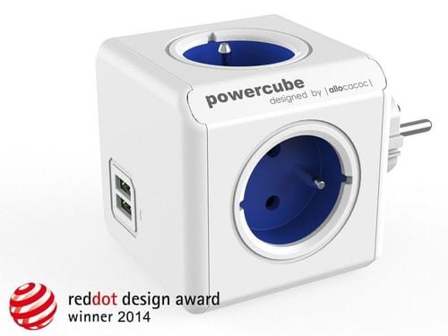 Listwa zasilająca kostka allocacoc PowerCube 4 gniazda +2xUSB 2.1A na Arena.pl