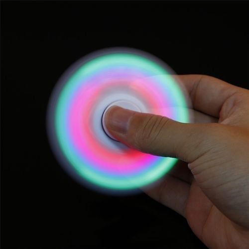 FIDGET SPINNER HAND SPINER LED ŚWIĘCACY NIEBIESKI na Arena.pl