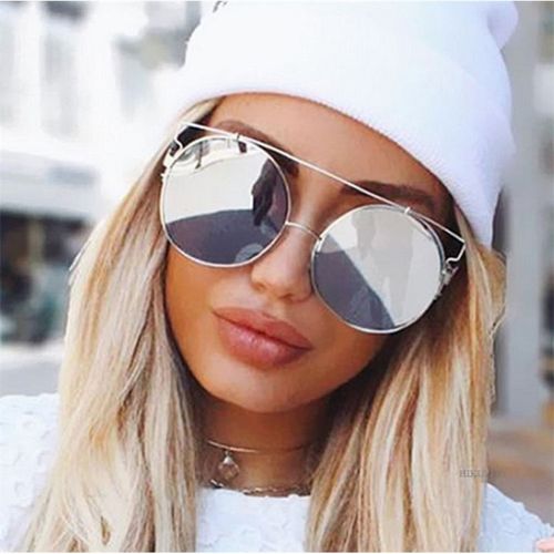 okulary lustrzane over&amp;over - srebrne ok83wz4 na Arena.pl