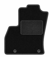 Dywanik kierowcy welurowy LUX czarny Fiat Fiorino III 2007-2017