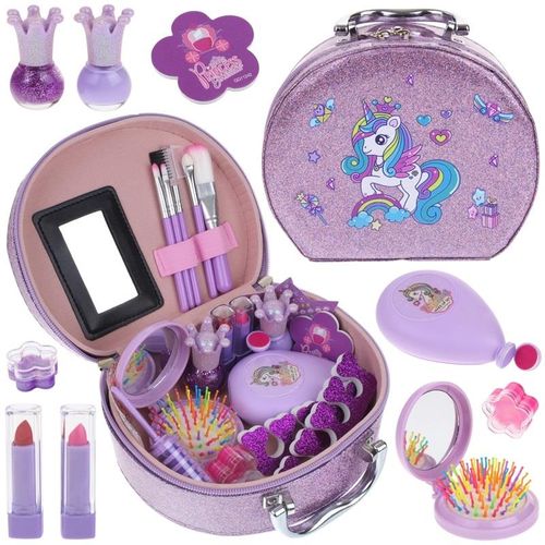 Kuferek Kosmetyków Zestaw do Stylizacji Paznokci i Makijażu Lakiery Pomadki na Arena.pl