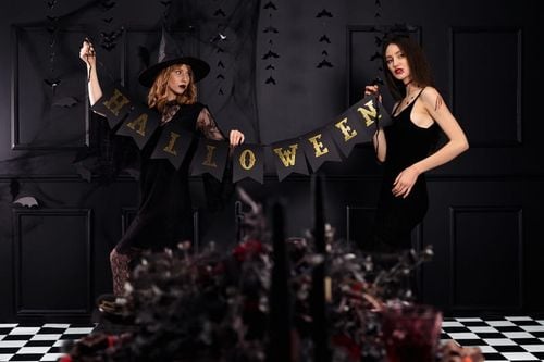baner halloween, czarny, 20x175cm na Arena.pl