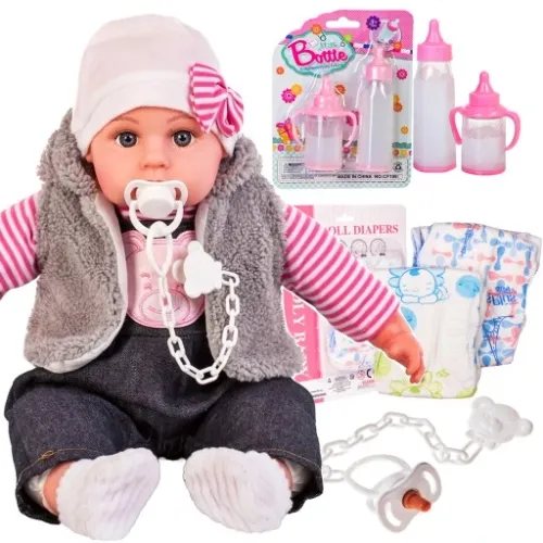 Lalka bobas interaktywna SMOCZEK PAMPERSY BUTELKI na Arena.pl