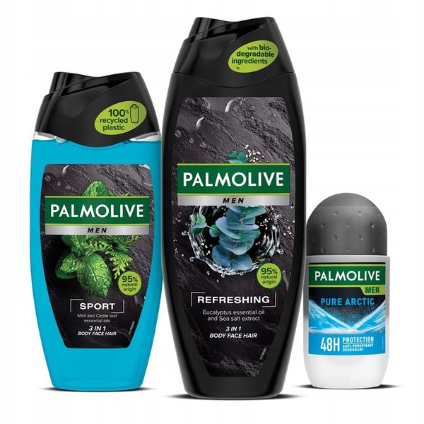 Palmolive Men Refreshing zestaw świąteczny z kosmetyczką zdjęcie 4