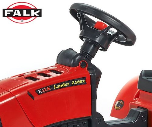 FALK Traktor LANDER Przycz. Otw. Mask. Czerw. na Arena.pl