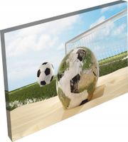 OBRAZ do pokoju piłkarski piłka nożna 3D 120x80