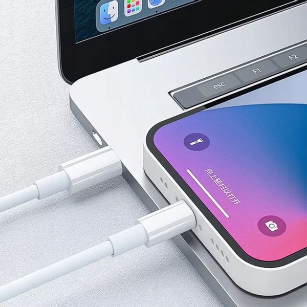 SZYBKA ŁADOWARKA USB C 20W + KABEL DO IPHONE 1M zdjęcie 4