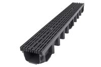 ODWODNIENIE LINIOWE 1000*98 KANAŁ Z KRATĄ PP LINE A15 CZARNY - MX 01718-6