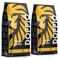 KAWA ZIARNISTA DOPPIO CREMA & AROMA 2X1kg - ŚWIEŻO PALONA -BLUE ORCA COFFEE