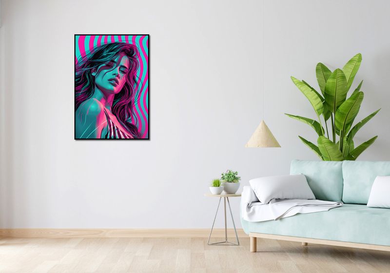 Plakat 64x90cm Neonowy Wzrok zdjęcie 4