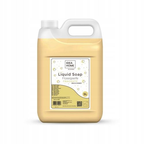MYDŁO W PŁYNIE 5l FRAGANTE milk&honey KREMOWE mydło do dozowników MYDŁO 5l na Arena.pl