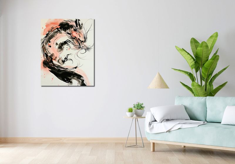 Obraz 70x90cm Smocza Furia zdjęcie 2