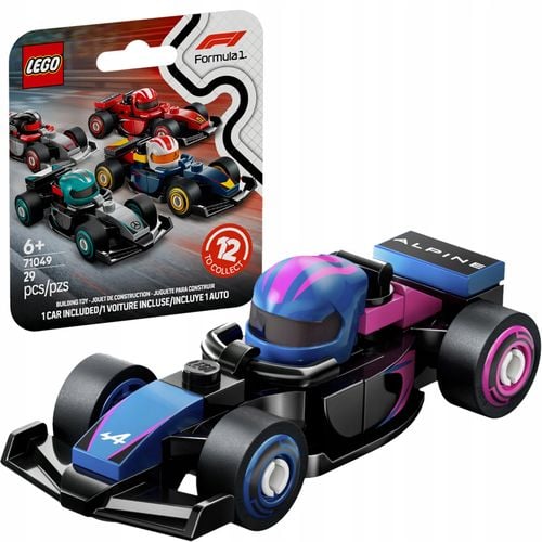 71049 - LEGO Minifigures - Bolid Formuła F1 Alpine na Arena.pl