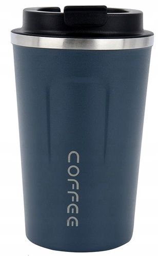 Kubek COFFEE termiczny termos kawę szczelny 510ML  C45_Granatowy na Arena.pl