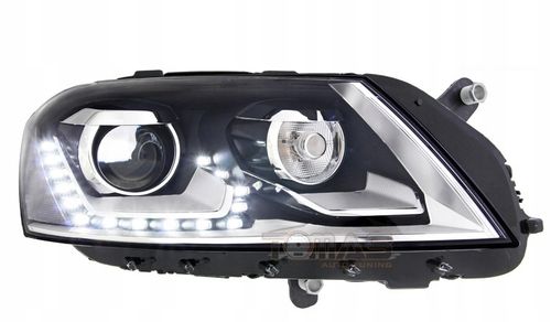 Reflektory przednie VW Passat B7 BLACK DAYLIGHT na Arena.pl