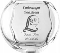 Wazon z grawer PREZENT podziękowanie dla rodziców