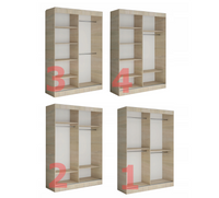 Korpus Szafy 100cm -5 wnętrz do wyboru