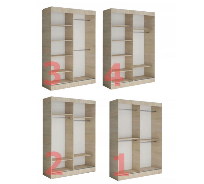 Korpus Szafy 150cm -5 wnętrz do wyboru zdjęcie 1
