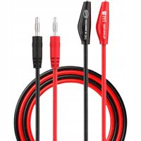 PRZEWODY DO MIERNIKA ZASILACZA LABORATORYJNEGO 2X BANAN KROKODYLEK 20A