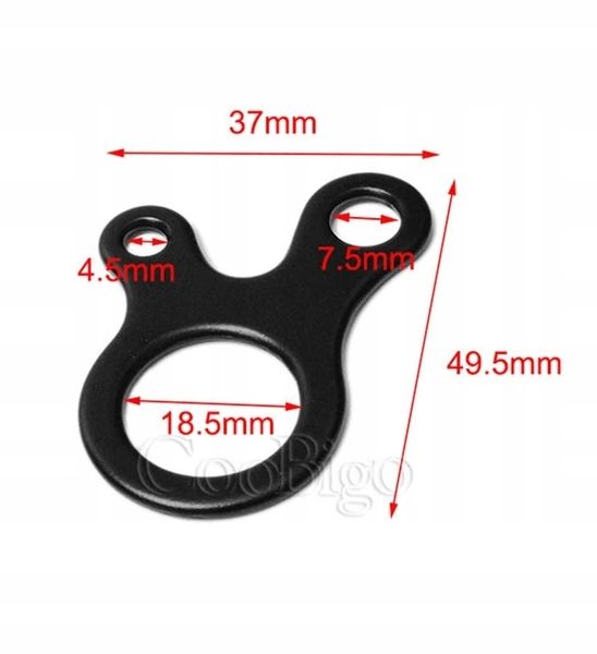 Hak Klamra do Liny Naciąg Namiotu na Biwak Na Pranie Do Lampy Kampera EDC zdjęcie 5