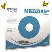 MIEDZIAN 50WP 500G 0,5kg ŚRODEK GRZYBOBÓJCZY OPRYSK MIEDZI DO SADU